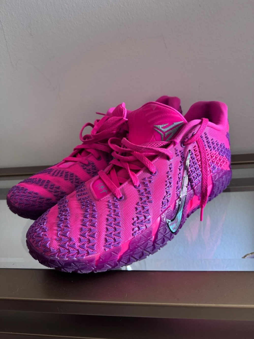 Nike JA 3 “Price of Admission” Pink ZoomX Training Shoe Basketball Sneakers